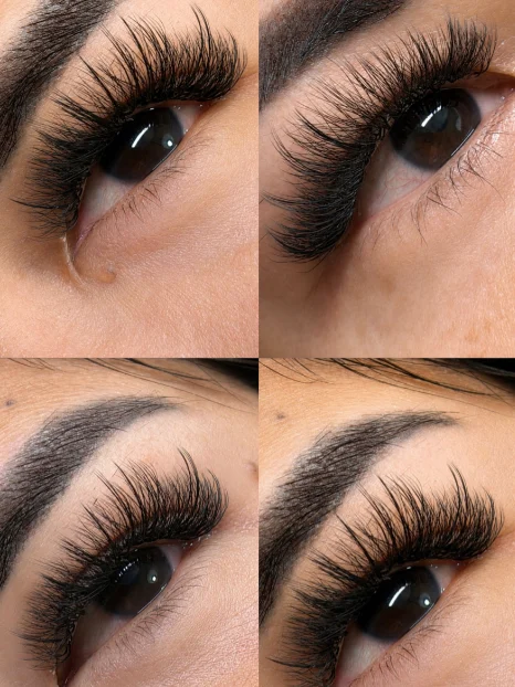 Volume lash extensions by Lashes by Sheila Dubai